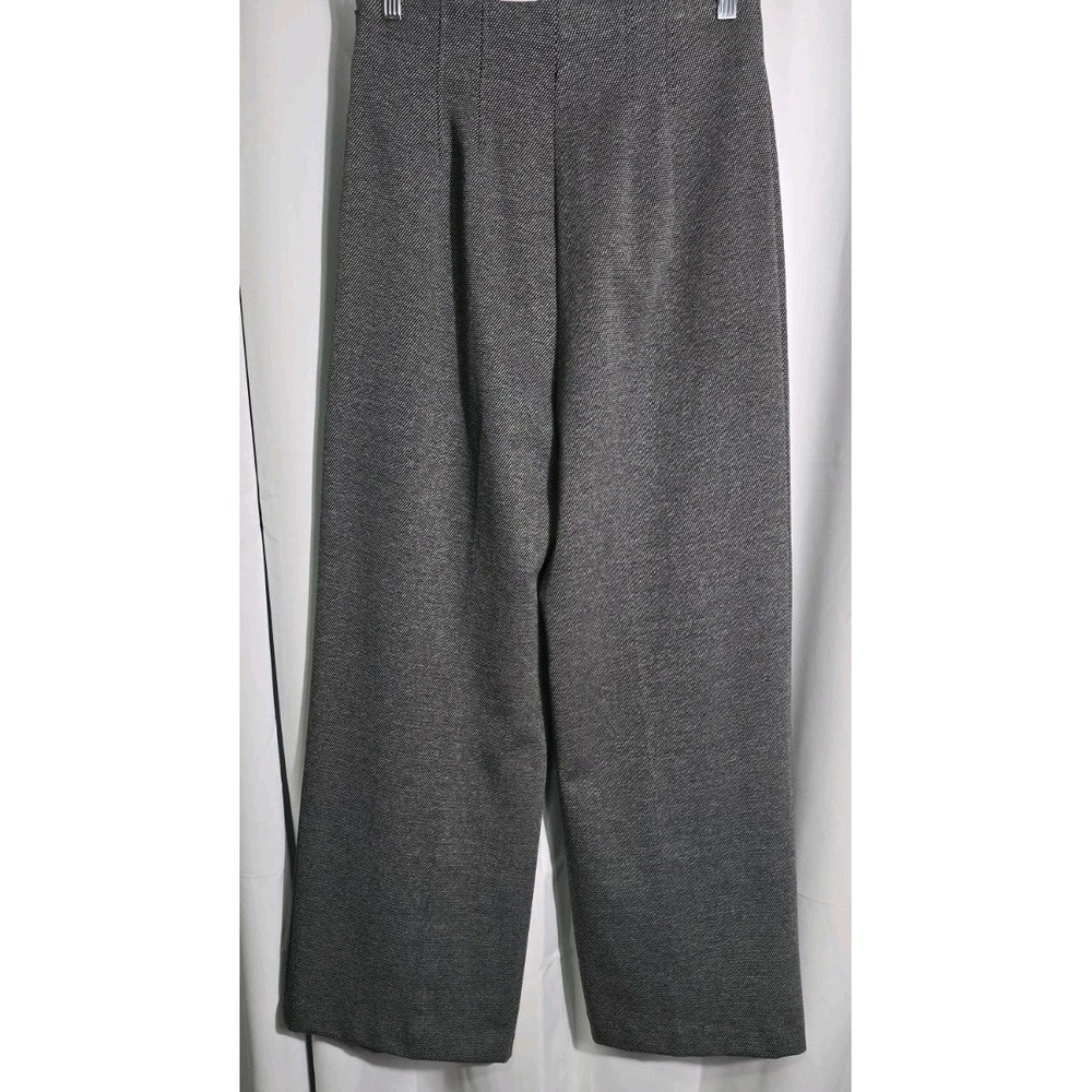 Calvin‎ Klein Pants Womens  Black White Dress Preppy Office Flare Leg